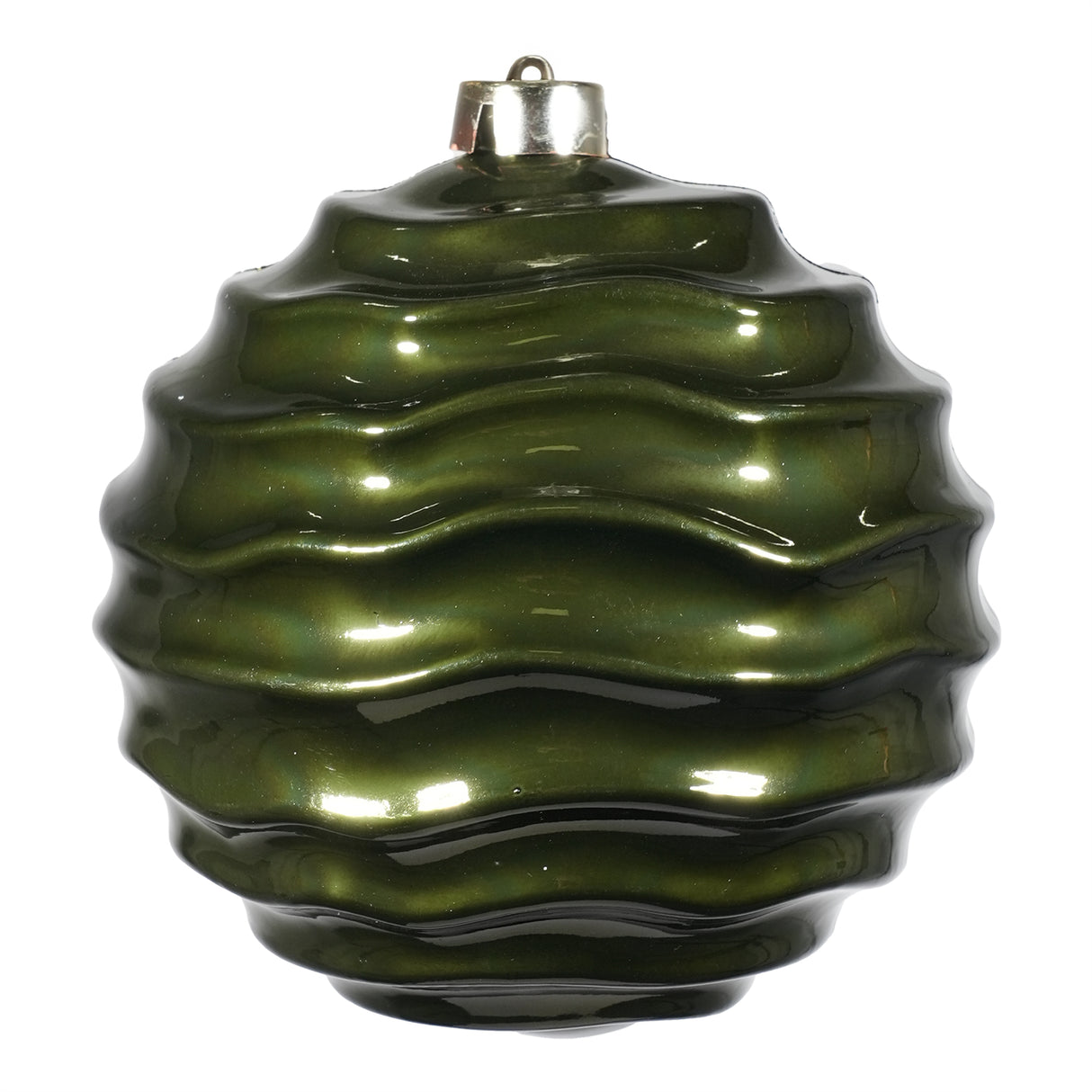 arpimex arpimex sfera rigata di natale d 150 mm plastica verde muschio ean 8018318536175
