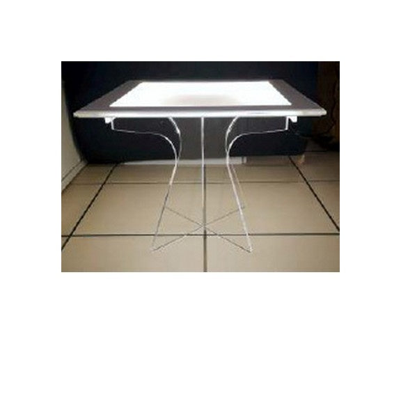 bigiemme bigiemme alzata trasparente in plexiglass per top led 39x39 cm h 30 cm