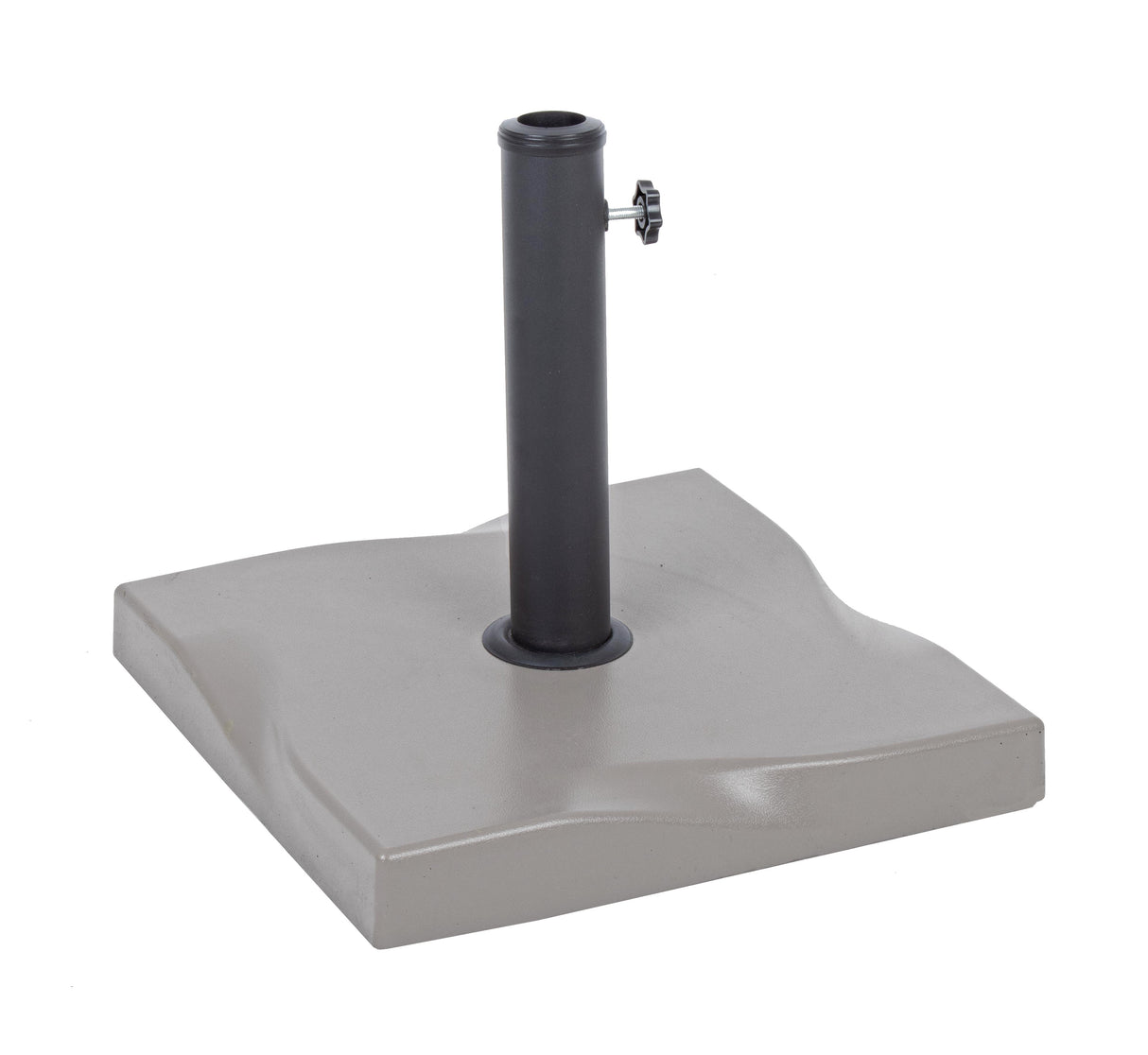 bizzotto bizzotto base ombrellone quadrata salonicco 415 x 415 cm h 37 cm 20 kg caffe ean 8051836270886