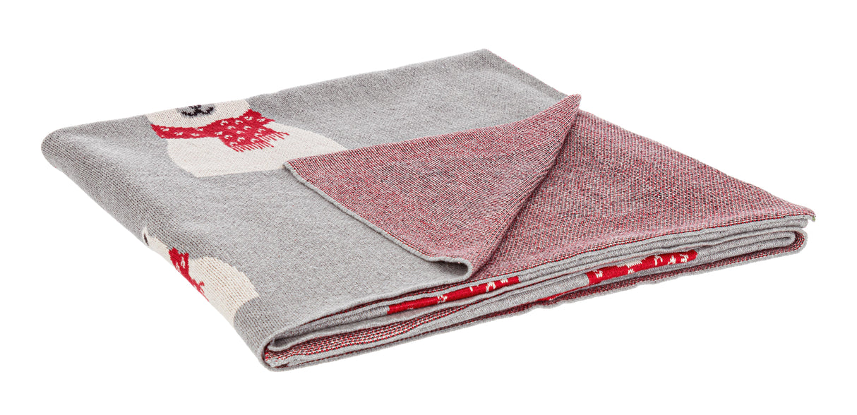 bizzotto bizzotto coperta di natale editha orso 130 x 170 cm rosso bianco ean 8051836632080