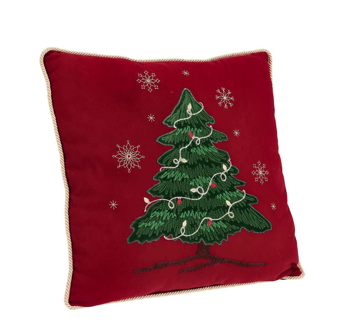 bizzotto bizzotto cuscino di natale windsome con pino 45 x 45 cm rosso ean 8051836705302