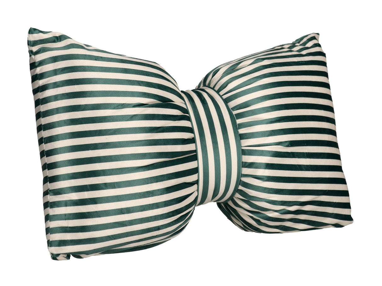 bizzotto bizzotto decorazione di natale cuscino athel fiocco 60 x 40 cm righe verde ean 8051836750548