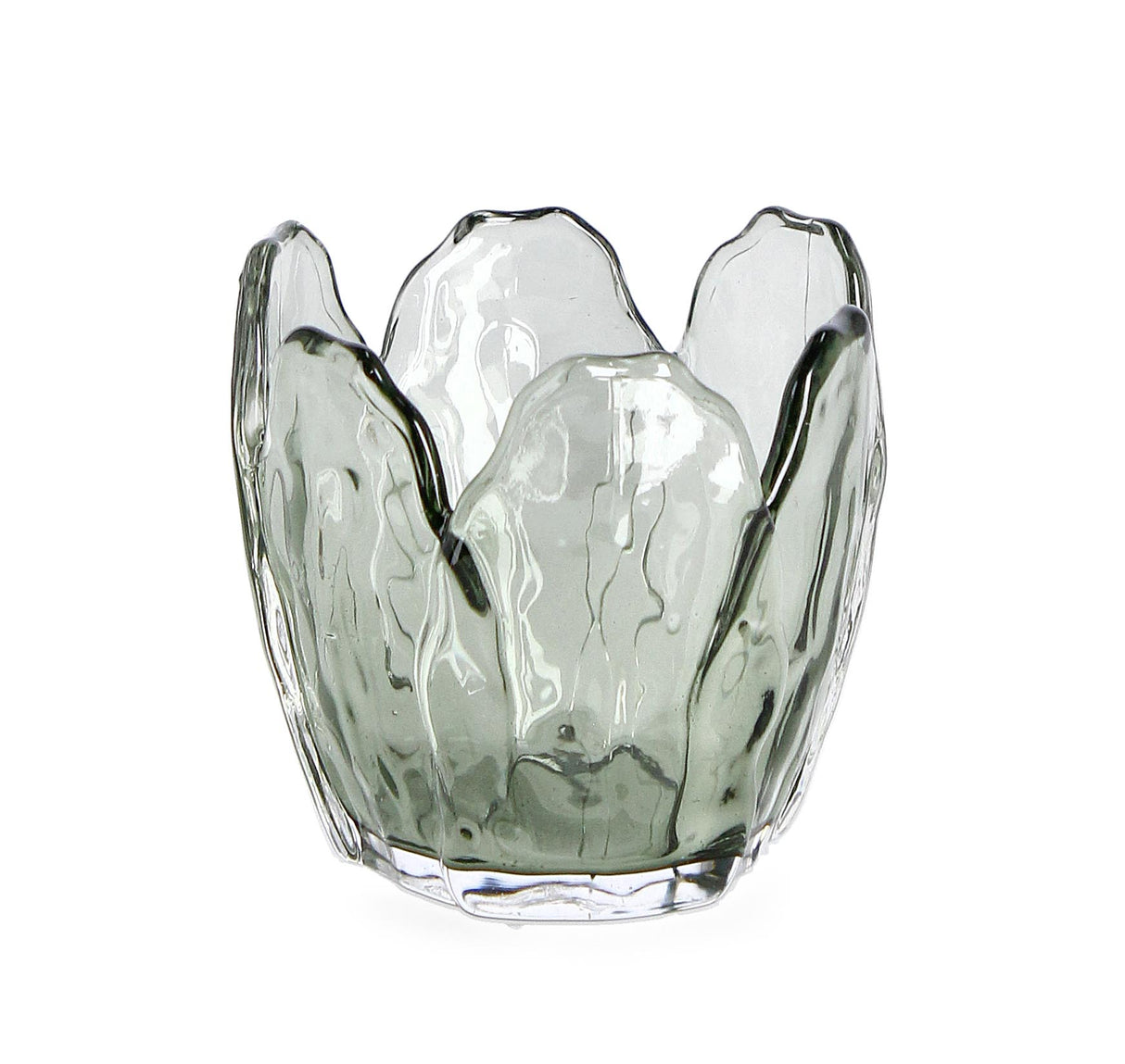 bizzotto bizzotto porta tealight 1p harald natale h 8 cm d 85 cm vetro verde ean 8051836750968