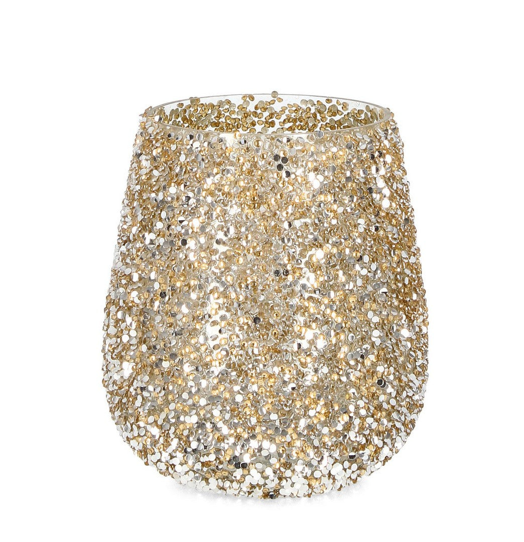 bizzotto bizzotto portacandela di natale d 135 cm h 15 cm vetro brillant oro ean 8051836698673