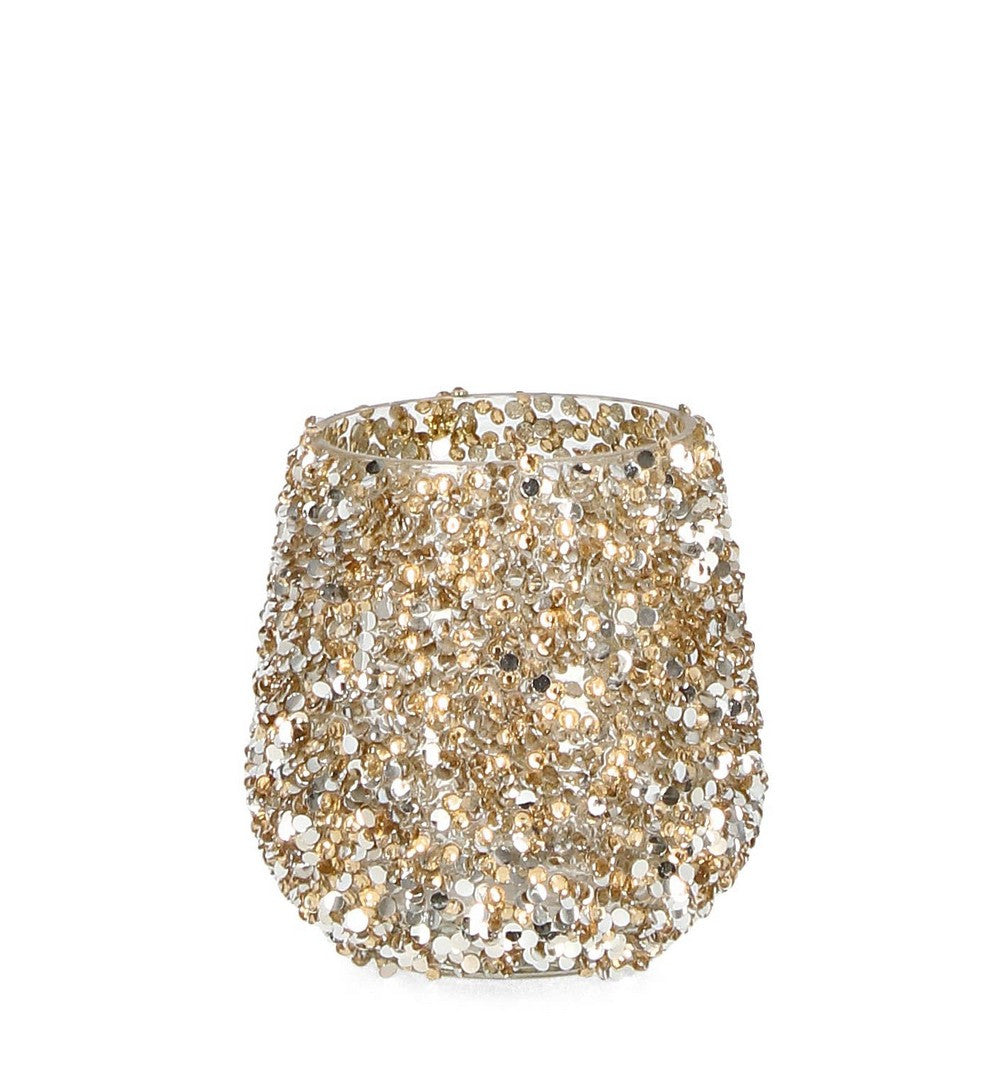 bizzotto bizzotto portacandela di natale d 80 mm vetro brillant oro ean 8051836698635