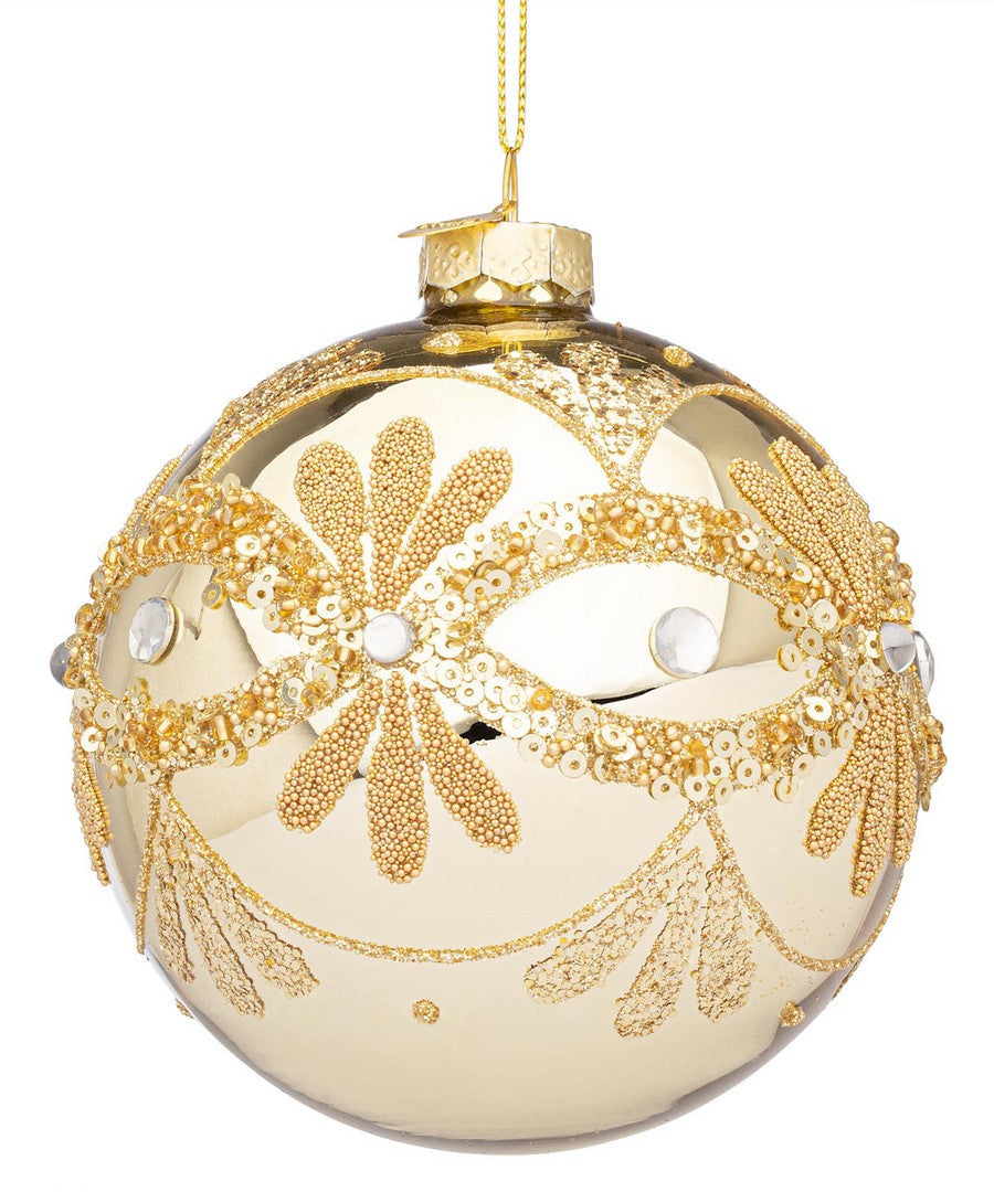 bizzotto bizzotto sfera di natale garish lucida d 100 cm vetro champagne ean 8051836734692