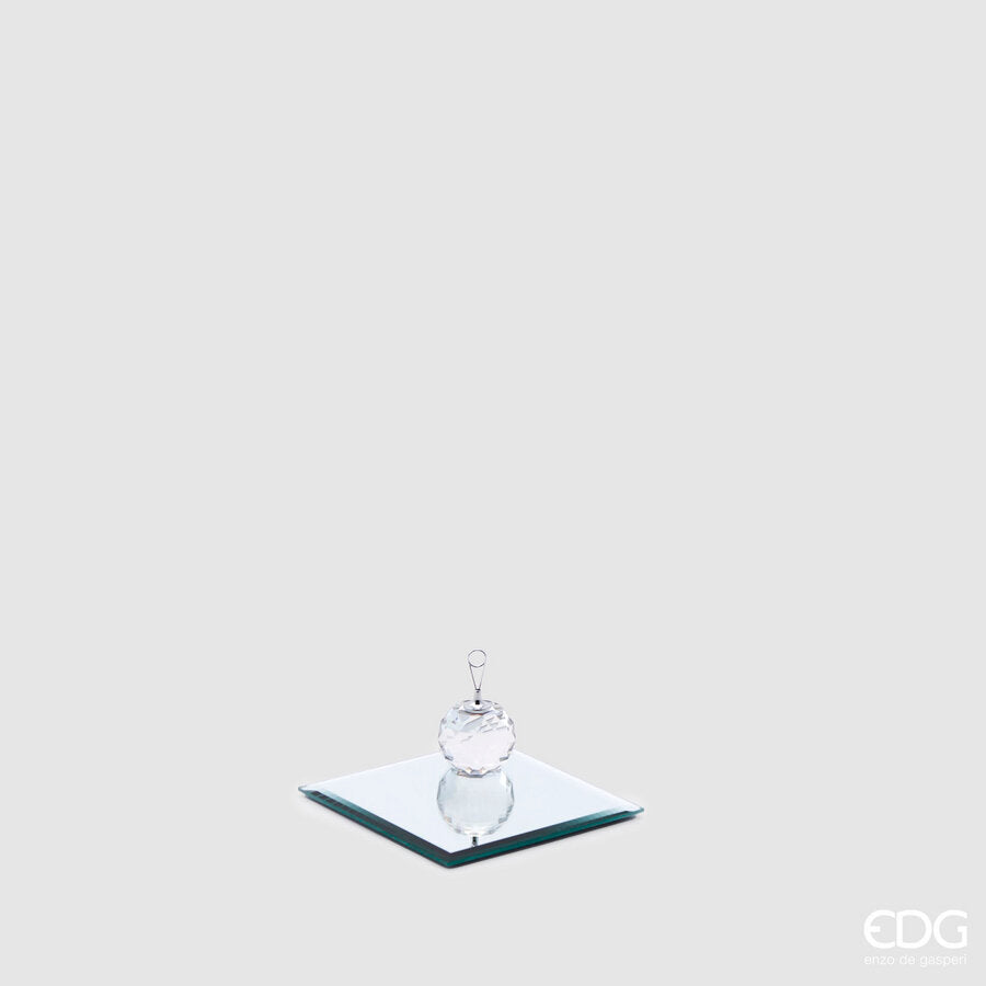 edg enzo de gasperi edg enzo de gasperi base specchio quadrata 12 x 12 cm silver ean 8056372054471