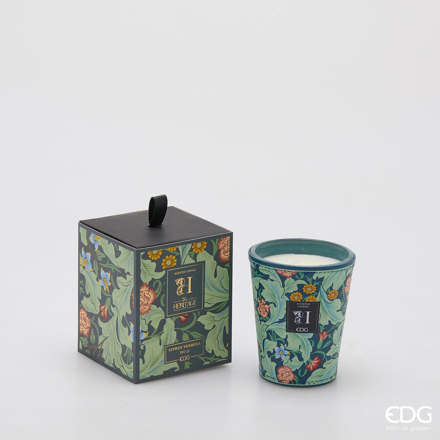 edg enzo de gasperi edg enzo de gasperi candela heritage con profumo h 12 cm citrus verbena ean 8059824525819