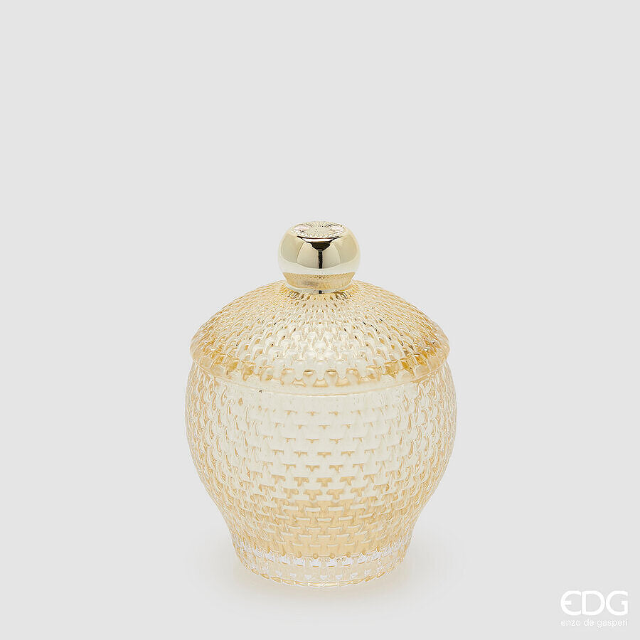 edg enzo de gasperi edg enzo de gasperi contenitore decorativo micro quadretti bombato h 145 cm d 105 cm giallo ean 8059824610478