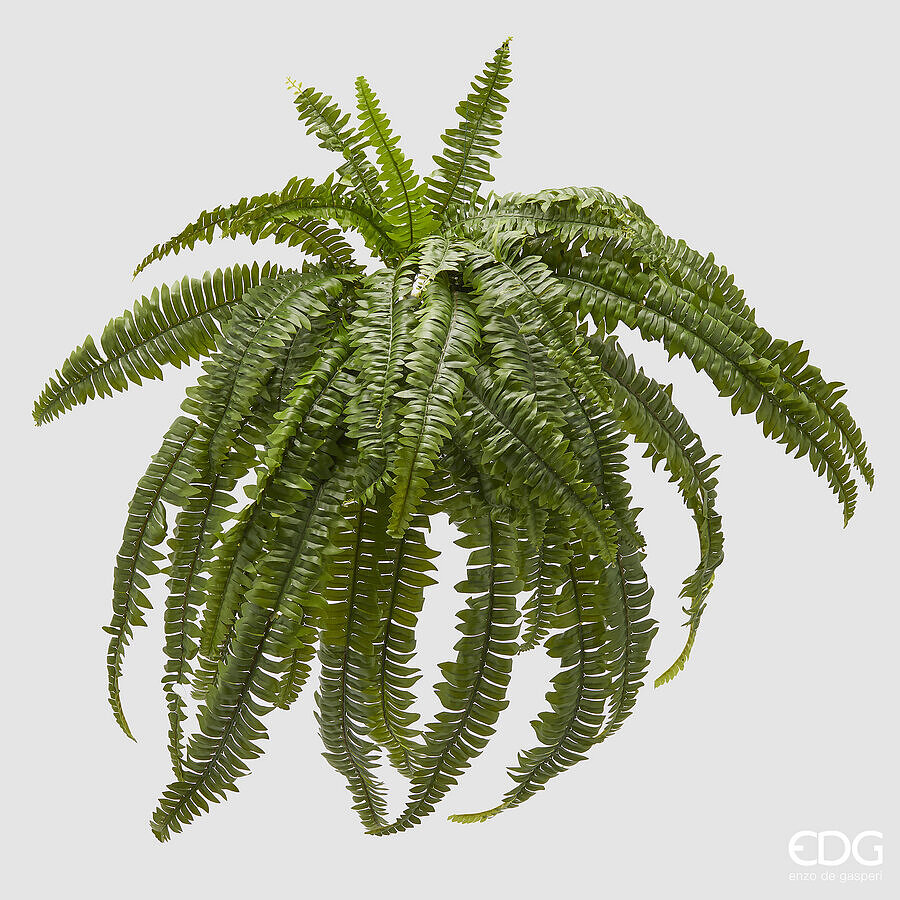 edg enzo de gasperi edg enzo de gasperi felce bell giga d 100 cm 40 fg pianta artificiale verde ean 8059824102898