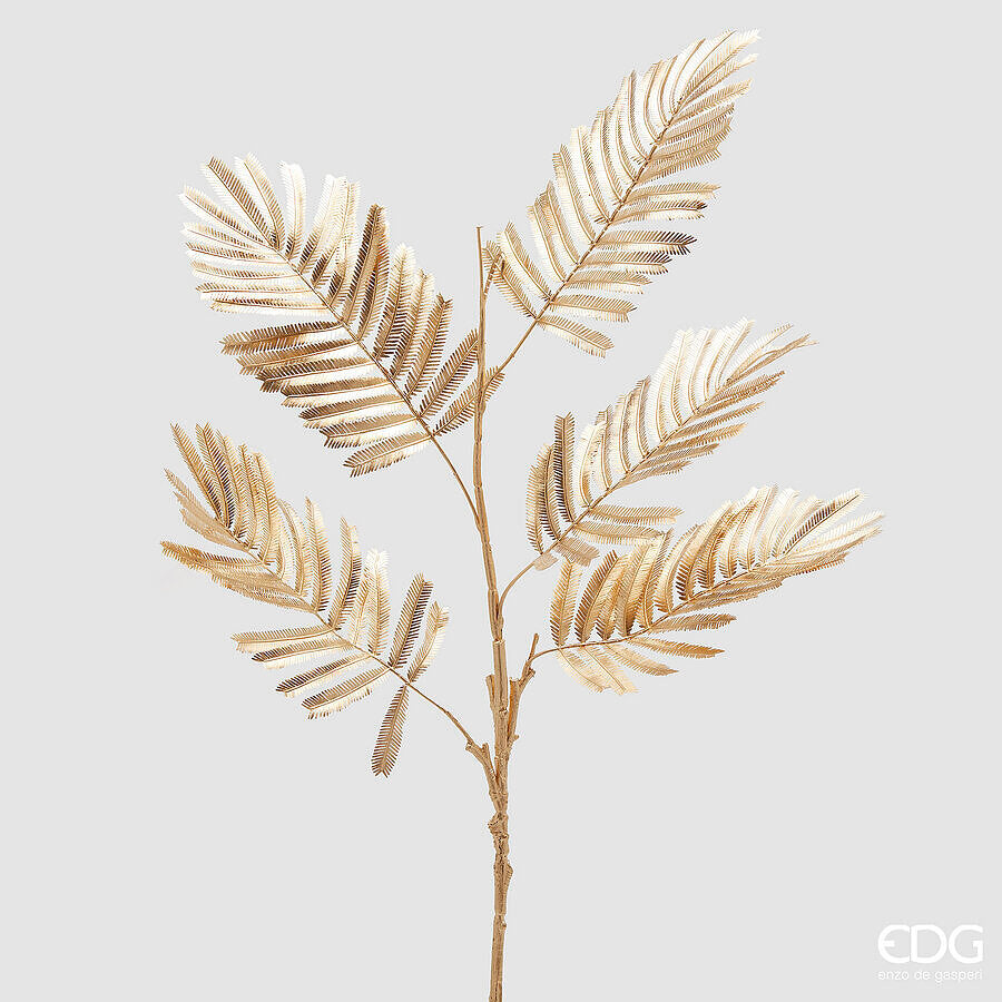 edg enzo de gasperi edg enzo de gasperi felce metal ramo di natale h 102 cm gold ean 8059824530585