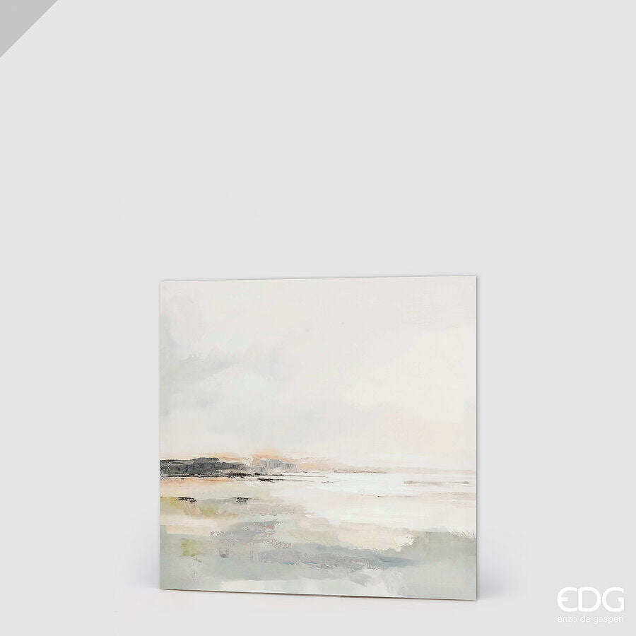 edg enzo de gasperi edg enzo de gasperi quadro abstract misty 60 x 60 cm light green decorazione parete design moderno casa ean 8059824671004