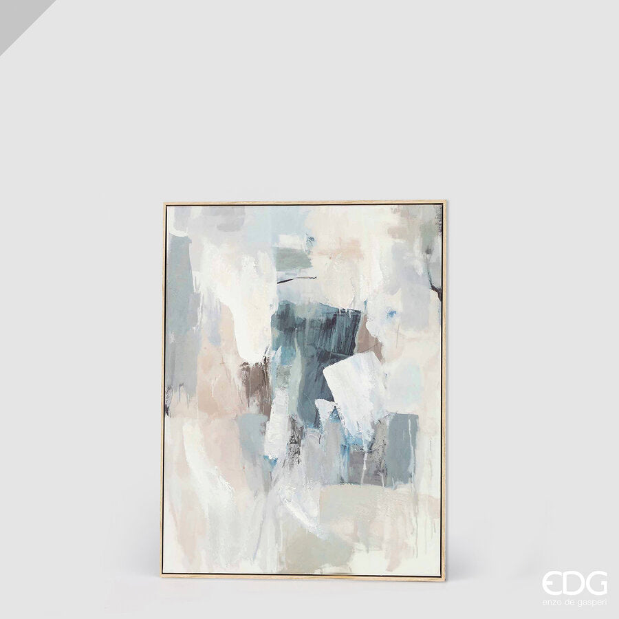 edg enzo de gasperi edg enzo de gasperi quadro abstract rettangolare sky 80 x 60 cm blue decorazione parete design moderno casa ean 8059824671011