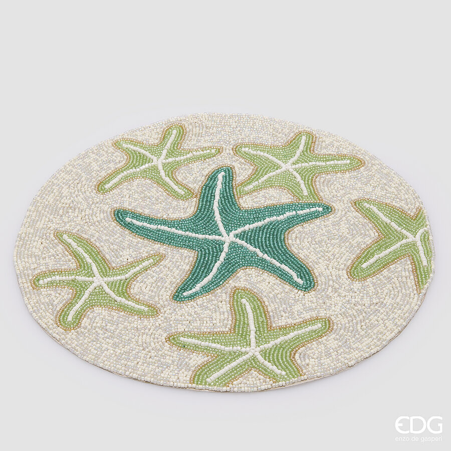 edg enzo de gasperi edg enzo de gasperi sottopiatto stellamarina rotondo d 36 cm mix verde ean 8059824652324