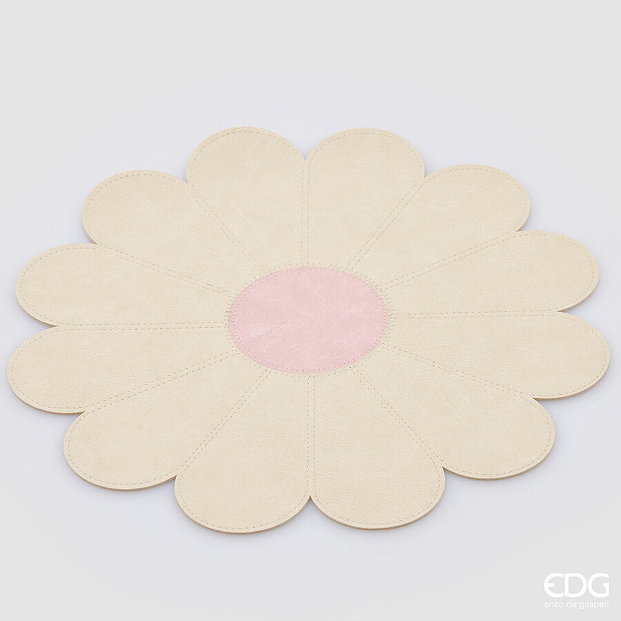 edg enzo de gasperi edg enzo de gasperi tovaglietta margherita d 38 cm pvc bianco rosa ean 8059824624604