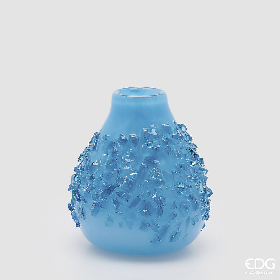 edg enzo de gasperi edg enzo de gasperi vaso gemme goccia h 28 cm d 27 cm blu ean 8059824632401