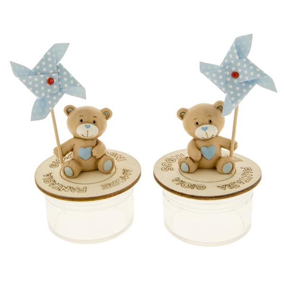 Etm Girellino Plexi Box Cielo Porta Confetti H.12 cm