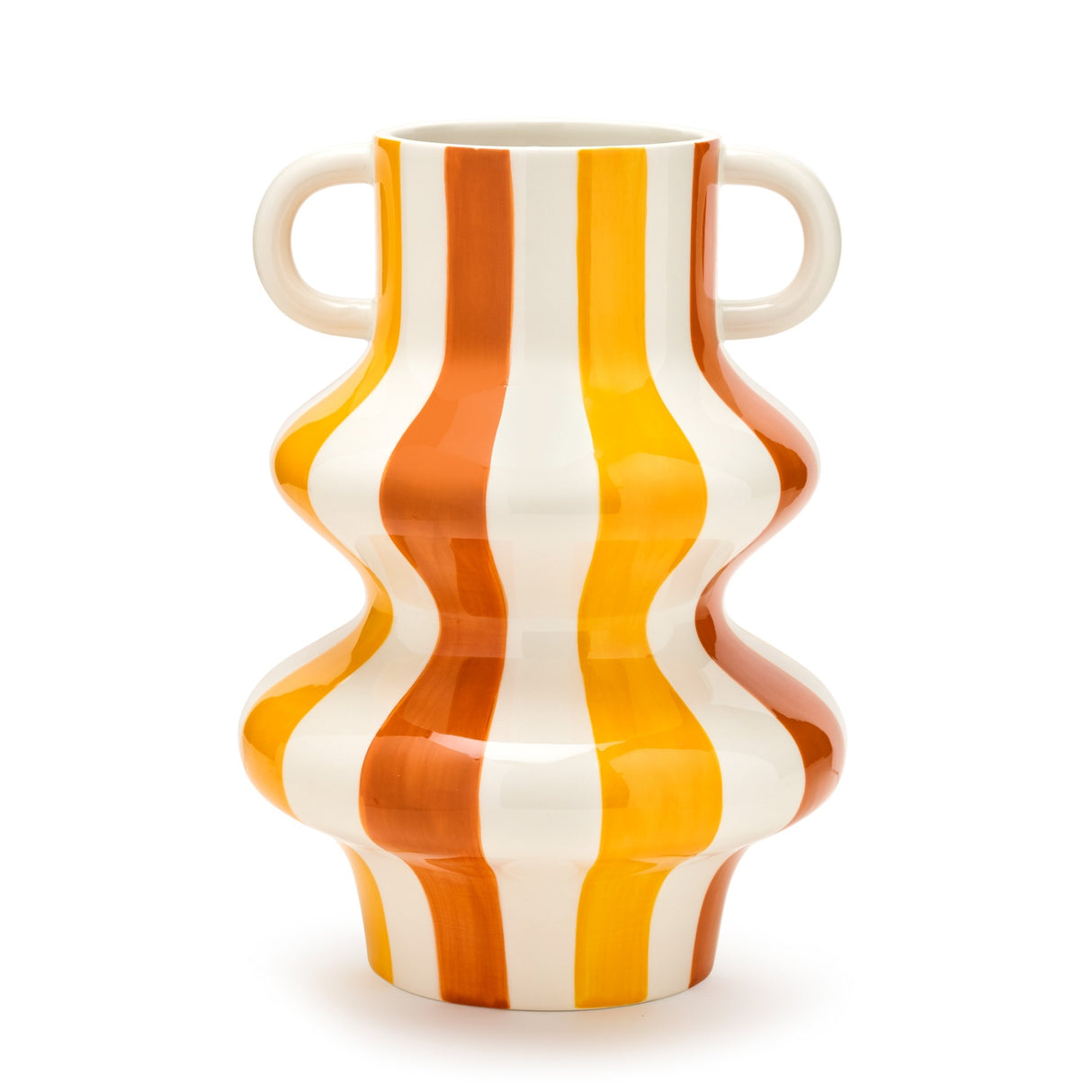 fade fade vaso gioia 20 x 28 cm arancione bianco ean 8016175591900