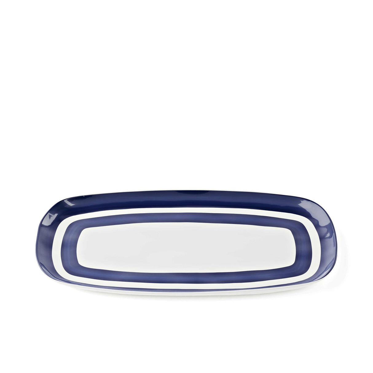 guzzini guzzini vassoio l riviera melamina 43 x 235 cm bianco blu ean 8008392399124