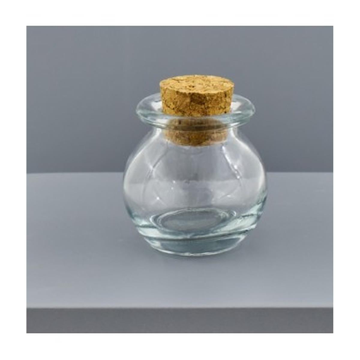 larcolaio larcolaio barattolo vetro tondo tappo sughero d 6 cm h 6 cm ean 8032760204338