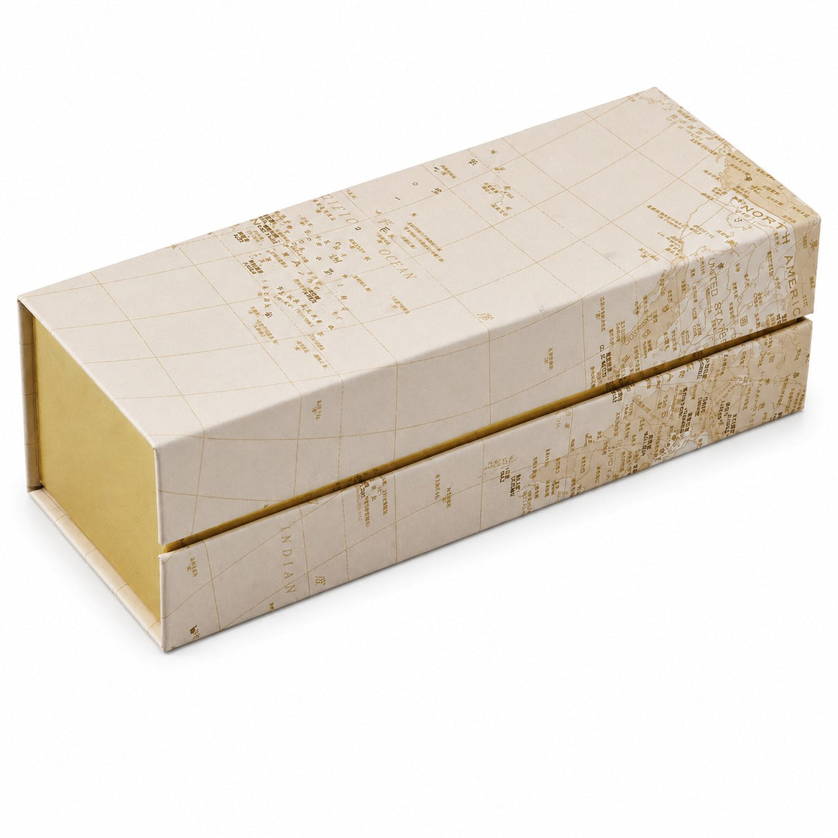 larcolaio larcolaio scatola degustazione mappamondo 165 x 6 x 55 cm bianco oro 1 pz ean 8054751443755