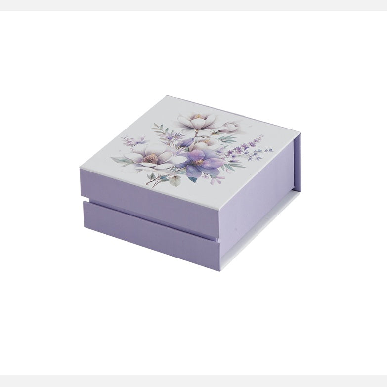 larcolaio larcolaio scatola flowers portaconfetti 9 x 9 x 4 cm bomboniera violet 1 pz ean 8059558632531