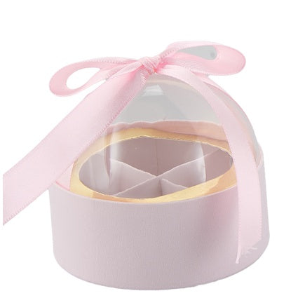 larcolaio larcolaio scatola plastica bomboniera d 8 cm portaconfetti rosa 1 pz ean 8059558631220