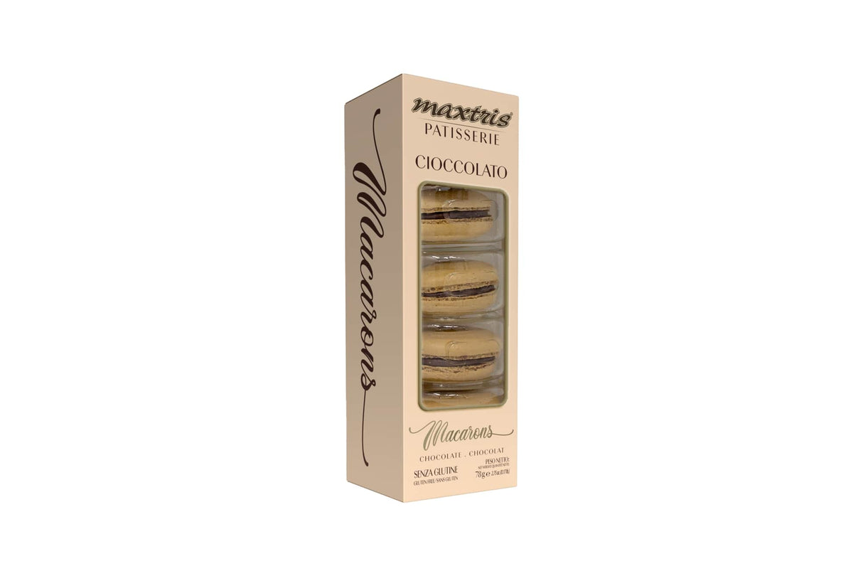 immagine-1-maxtris-macarons-cioccolato-70-gr-colore-tortora-5-pz-ean-8022470866049