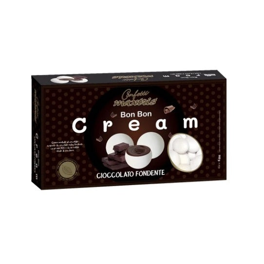 maxtris maxtris confetti bon bon cream cream cioccolato fondente 900 gr ean 8022470870343