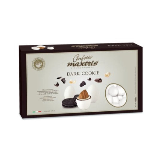 maxtris maxtris confetti ciocomandorla pasticceria dark cookie 1 kg ean 8022470235760