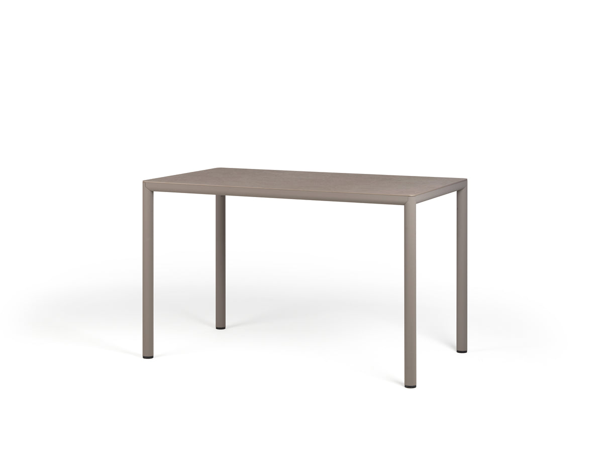 nardi nardi piave 120 x 70 tavolo rettangolare verniciato tortora lamin materia tortora ean 8010352555198