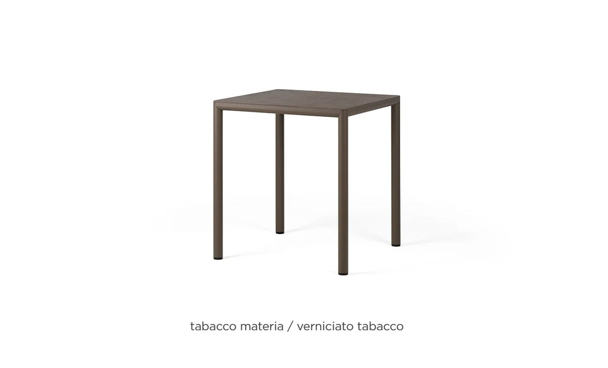 nardi nardi piave 70 tavolo quadrato verniciato tabacco lamin materia tabacco ean 8010352554467