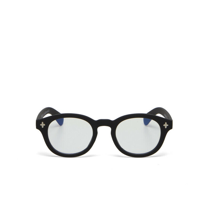 okkia okkia occhiale da lettura mod nashville premontato soft touch spring anti luce blu nero diottrie 3 00 ean 8056211374975