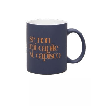 piu forty 40 piu forty 40 mug ceramica con manico 325 cl stampa se non mi capite blue mat ean 8055773195790