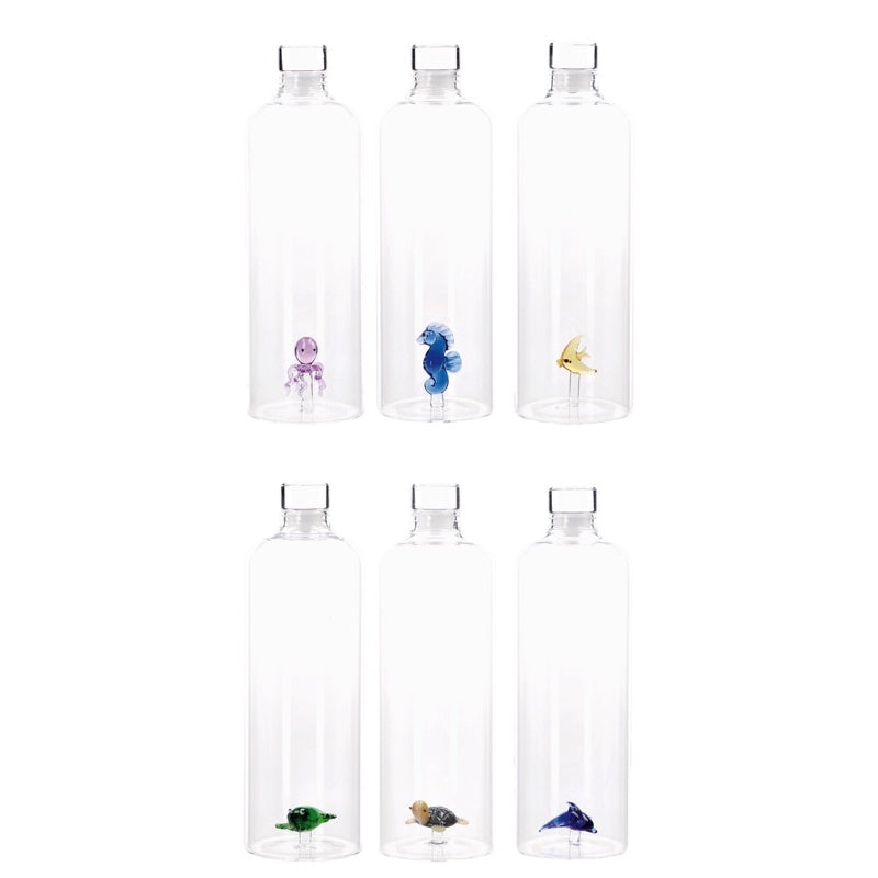 regalo italiano regalo italiano bottiglia in vetro con figura in 3d ass 1 lt con tappo 1 pz ean 8057586199392