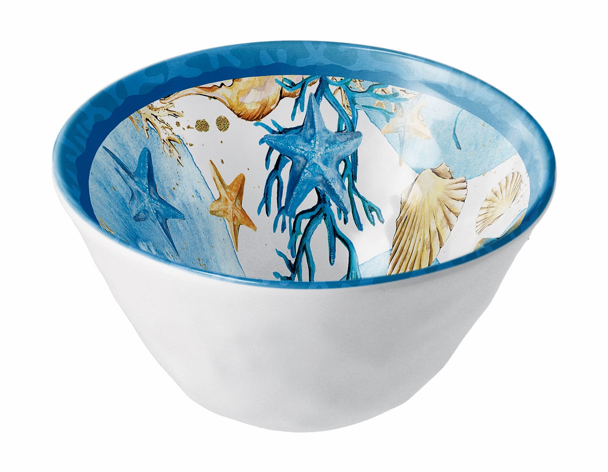 regalo italiano regalo italiano ciotola melamina shell d 12 cm h 6 cm blu 1 pz