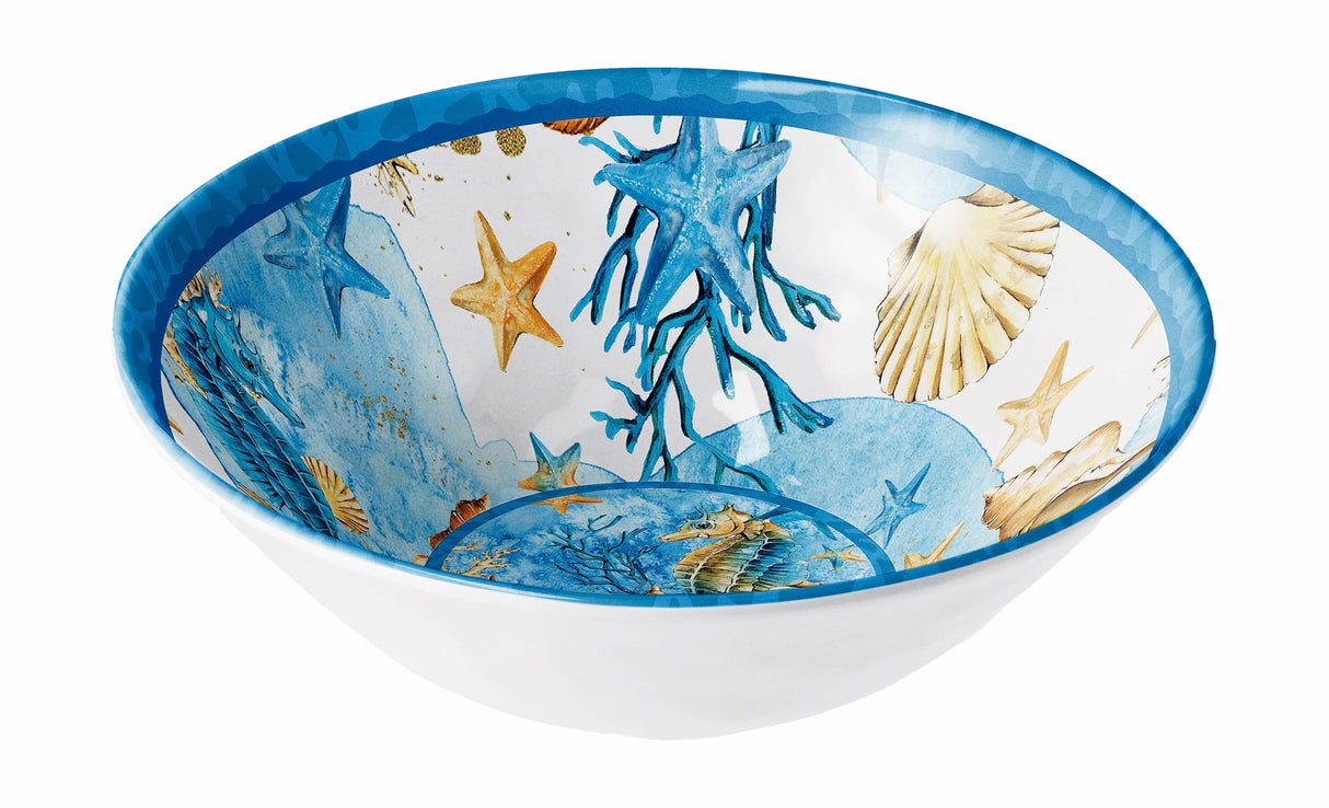 regalo italiano regalo italiano ciotola melamina shell d 215 cm h 8 cm blu 1 pz