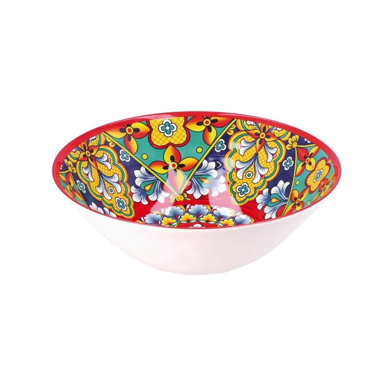 regalo italiano regalo italiano ciotola rian in melamina d 32 cm h 11 cm rosso blu ean 8057586160538