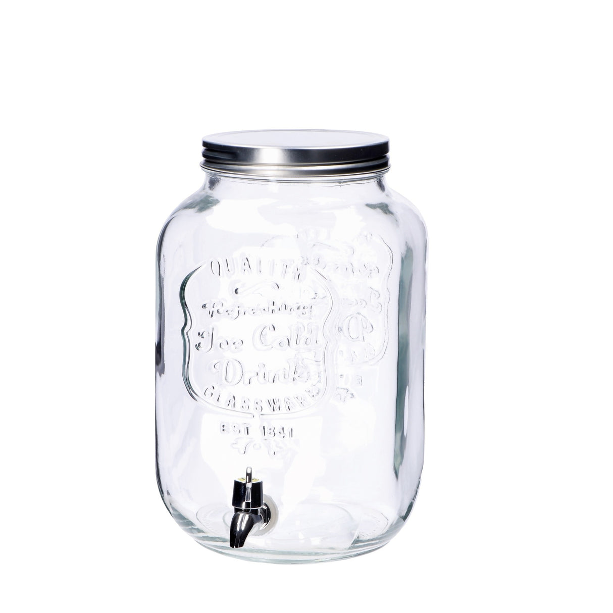 regalo italiano regalo italiano 8 l 20 x 25 cm H 32 cm Glas und Blech EAN 8057586083684