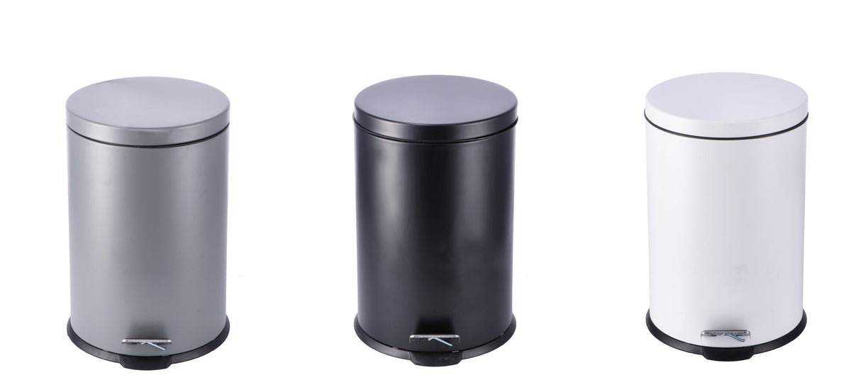 regalo italiano regalo italiano pattumiera ass h 46 cm d 30 cm bianco nero grigio 1 pz ean 8057586033535