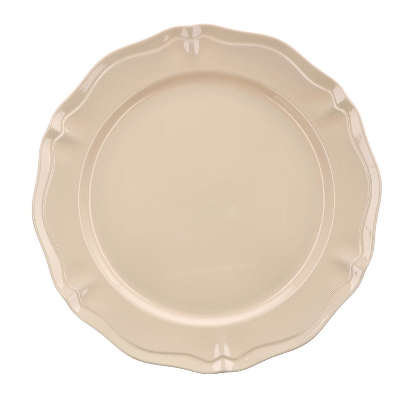 regalo italiano regalo italiano piatto piano siria in melamina d 27 cm beige ean 8057586116283