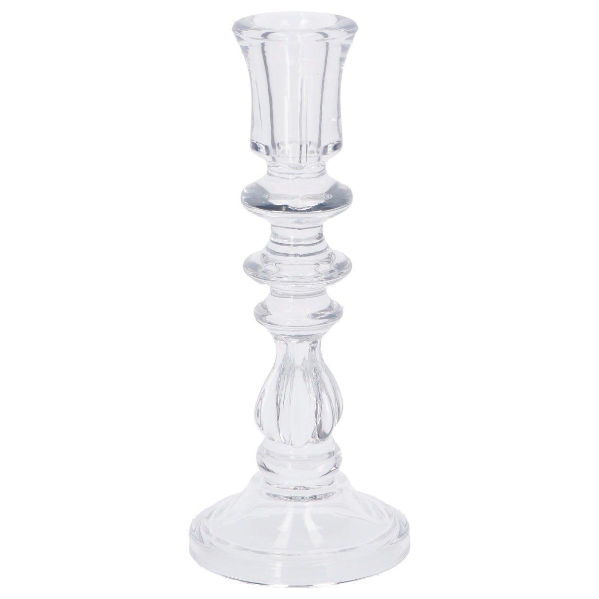 Italienisches Geschenk Italienisches Geschenk Kerzenhalter D 10 cm H 24 cm Glas Mell Ean 8021785712676