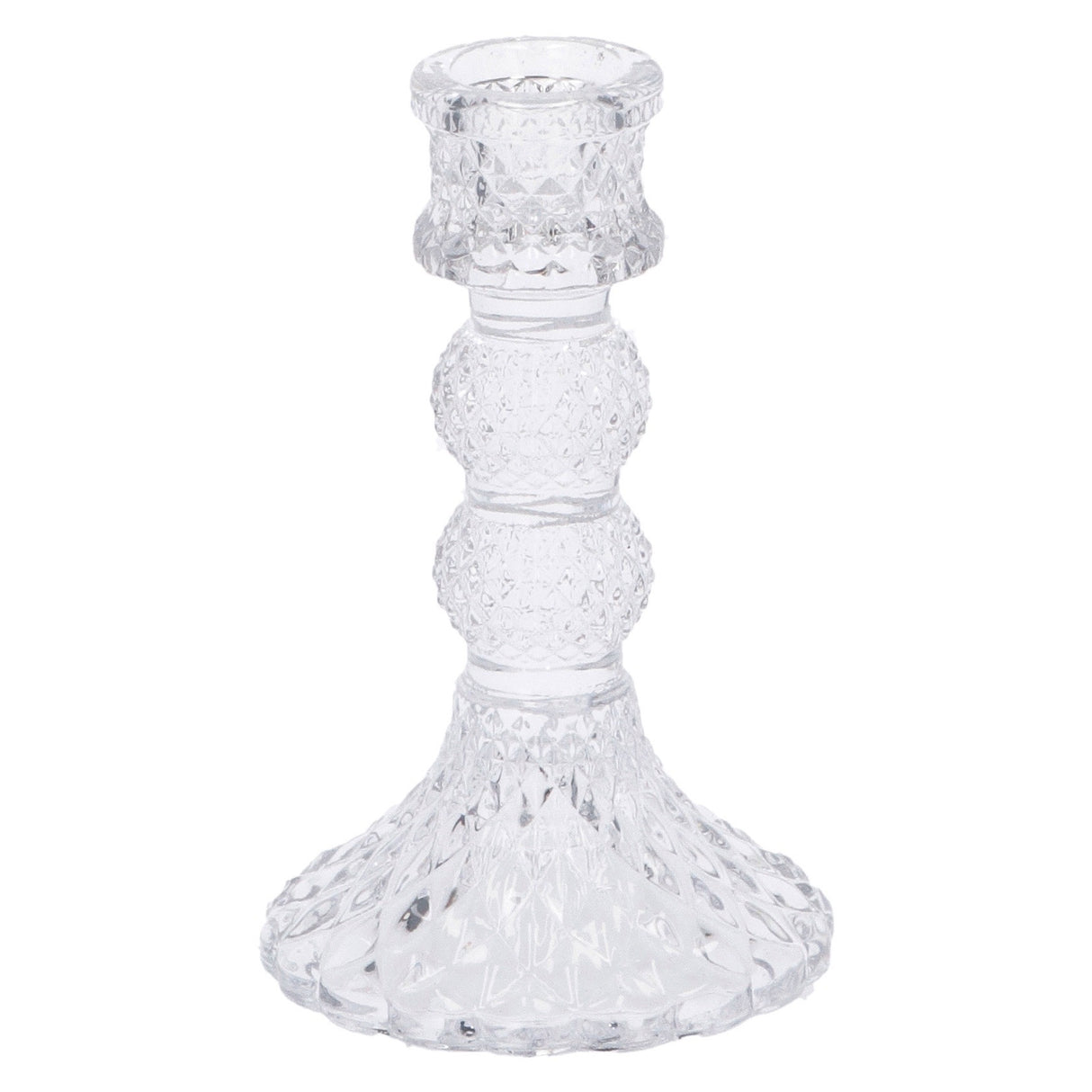 Italienisches Geschenk Italienisches Geschenk Kerzenhalter D 8 cm H 13 cm Glas Mell Ean 8021785712560