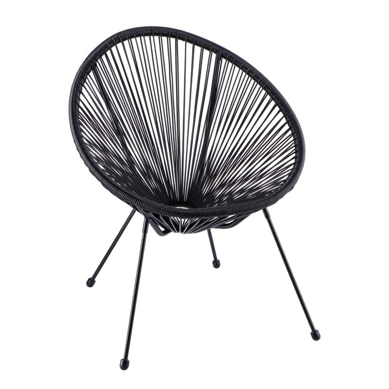 regalo italiano regalo italiano sedia da esterno 68 x 62 h 82 cm nero ean 8057586112889