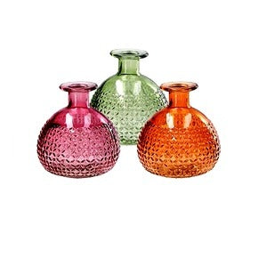 regalo italiano regalo italiano vaso in vetro miles d 11 cm h 115 cm 3 colori assortiti ideale ideale bomboniera 1 pz ean 8057586208100