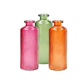 regalo italiano regalo italiano vaso in vetro miles d 75 cm h 20 cm 3 colori assortiti ideale ideale bomboniera 1 pz ean 8057586208094