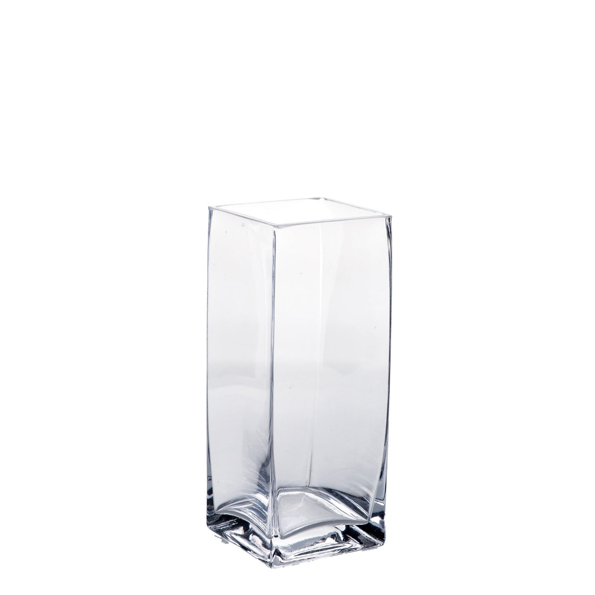 regalo italiano regalo italiano vaso in vetro rettangolare 8 x 8 cm h 20 cm vaso alto per fiori e arredo ean 8021785797758