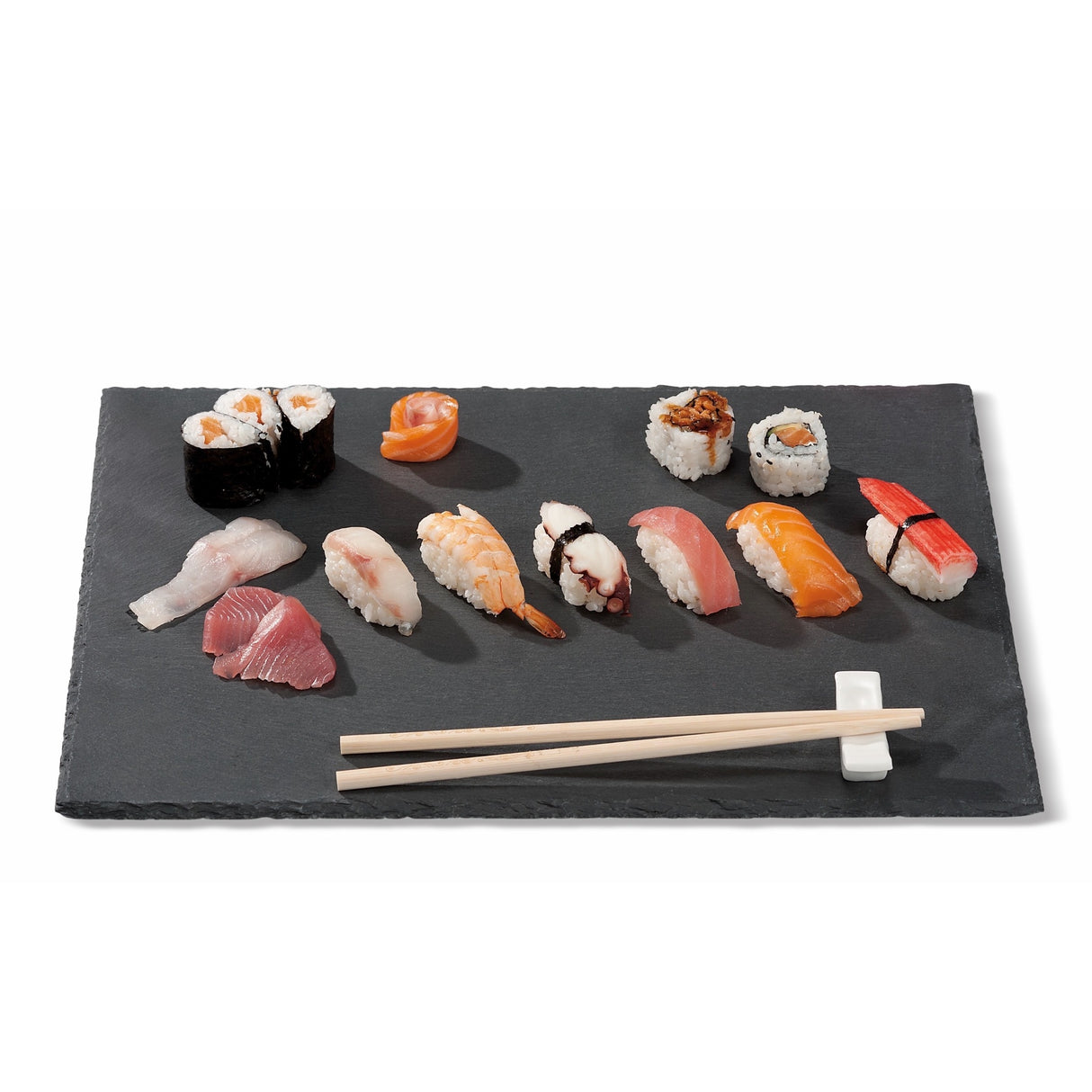 regalo italiano regalo italiano Rechteckigesregalo italiano aus Schiefer 40 x 30 cm schwarz EAN 8021785489103