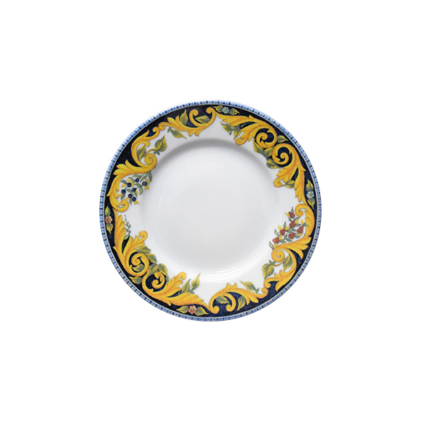 saturnia saturnia collezione tuscany piatto frutta d 21 cm h 2 cm porcellana ischia decorata ean 8003342032496