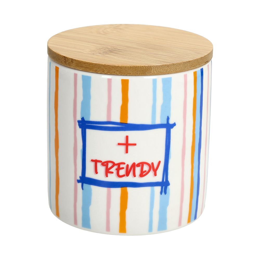 Tognana Tognana Trendige Dose „Good Vibes“ 500 ml, New Bone China, mehrfarbig, EAN 8056444538397